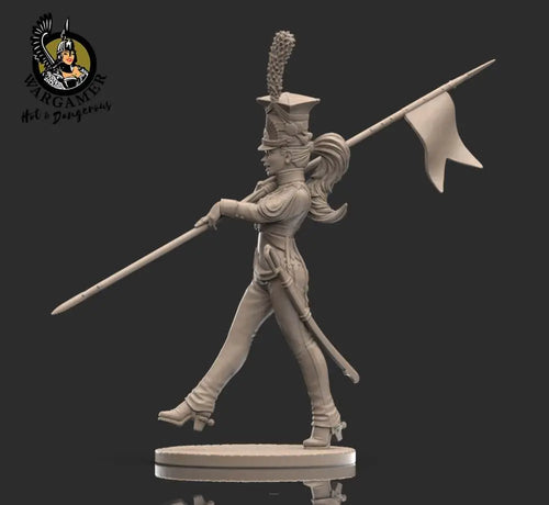 54 mm BASIA CHEVAUX LEGERE OF THE GUARD HOT AND DANGEROUS