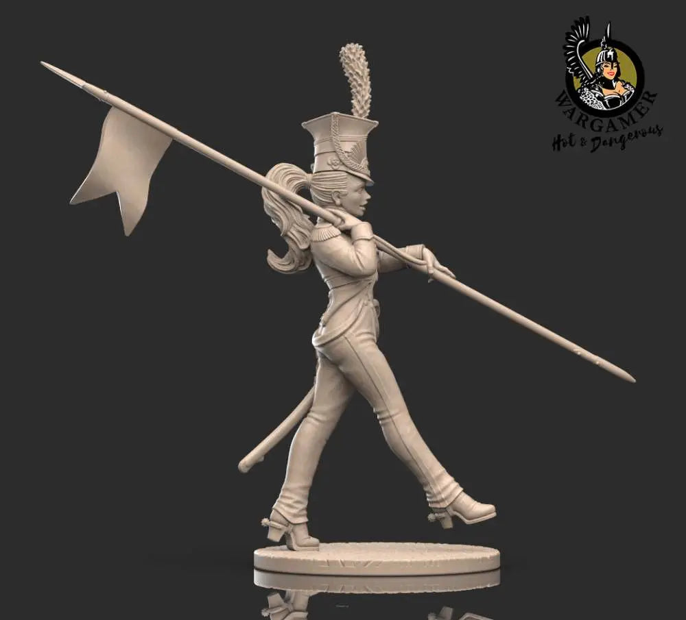 54 mm BASIA CHEVAUX LEGERE OF THE GUARD HOT AND DANGEROUS