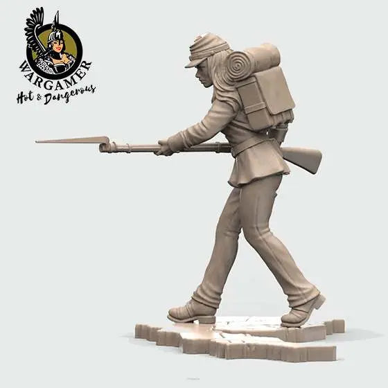 54 mm CLARA FROM THE UNION INFANTRY HOT AND DANGEROUS