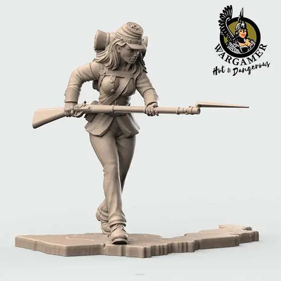 54 mm CLARA FROM THE UNION INFANTRY HOT AND DANGEROUS