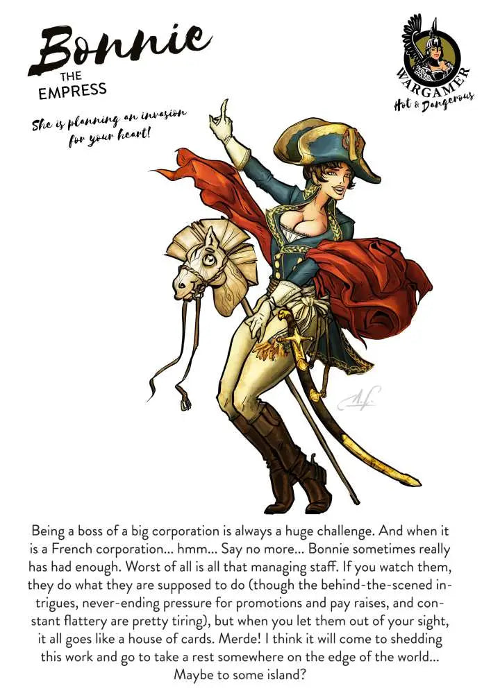 54 mm BONNIE THE EMPRESS HOT AND DANGEROUS