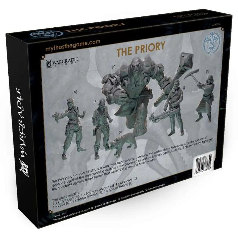 MYTHOS THE PRIORY FACTION STARTER WARCRADLE STUDIO