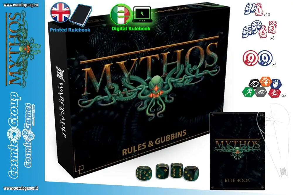 MYTHOS RULES & GUBBINS BOX WARCRADLE STUDIO