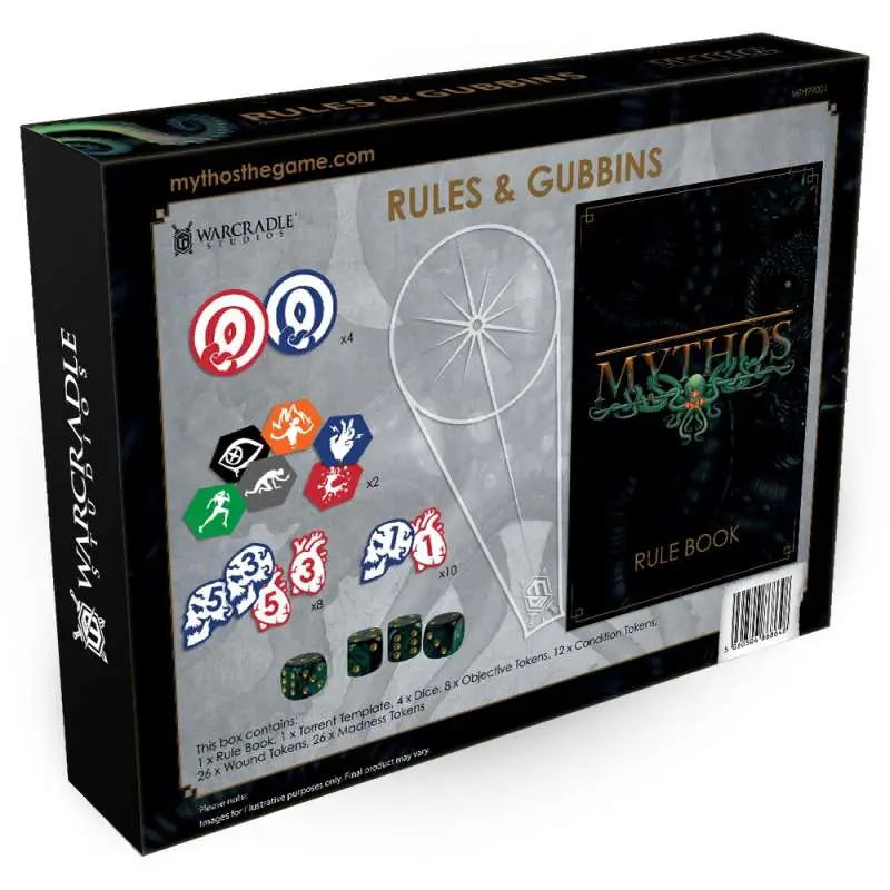 MYTHOS RULES & GUBBINS BOX WARCRADLE STUDIO