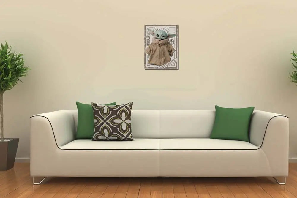 SW THE MANDALORIAN CHILD CANVAS PRINT PYRAMID INTERNATIONAL