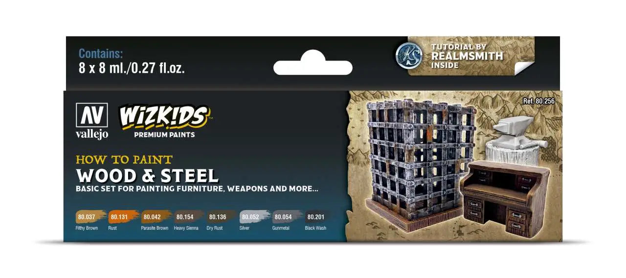 WIZKIDS PS WOOD & STEEL VALLEJO