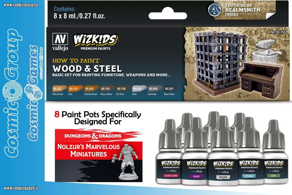 WIZKIDS PS WOOD & STEEL VALLEJO
