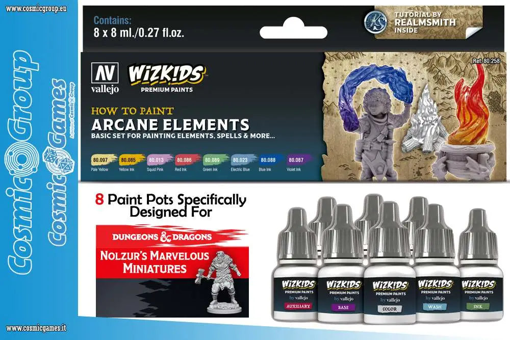 WIZKIDS PS ARCANE ELEMENTS VALLEJO