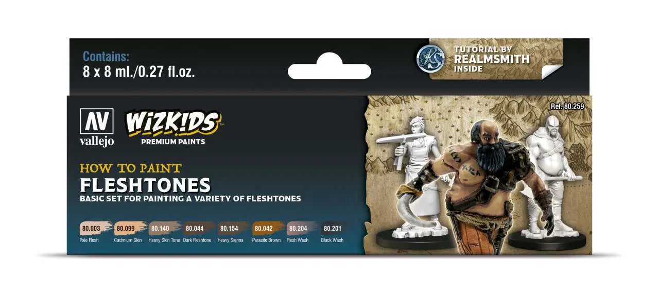 WIZKIDS PS FLESHTONES VALLEJO