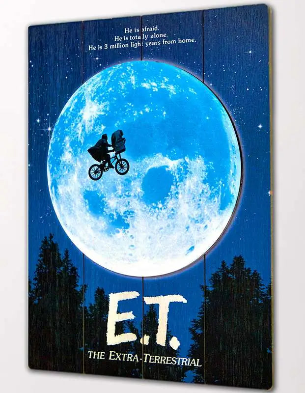 ET WOODEN POSTER DOCTOR COLLECTOR