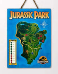 JURASSIC PARK WOODEN POSTER DOCTOR COLLECTOR