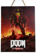 DOOM ETERNAL WOODEN POSTER DOCTOR COLLECTOR