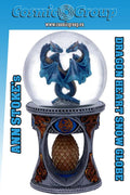ANNE STOKE DRAGON HEART SNOW GLOBE NEMESIS NOW