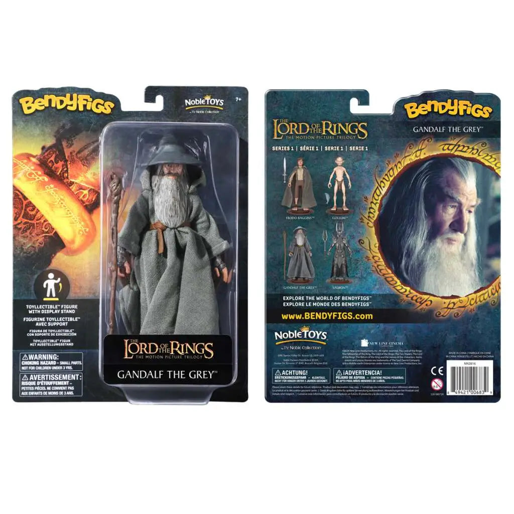 LORD OF THE RING GANDALF BENDYFIGURE NOBLE COLLECTIONS