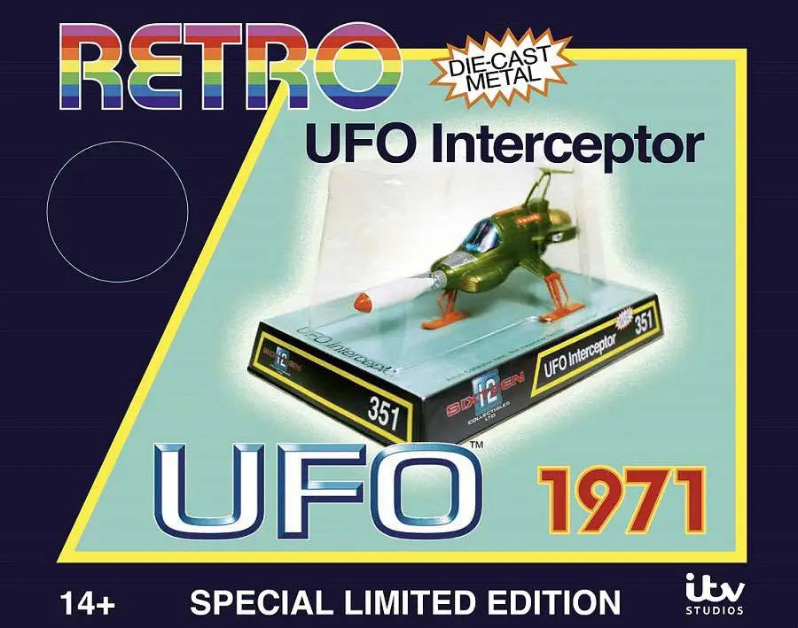 RETRO UFO INTERCEPTOR DIECAST SIXTEEN 12