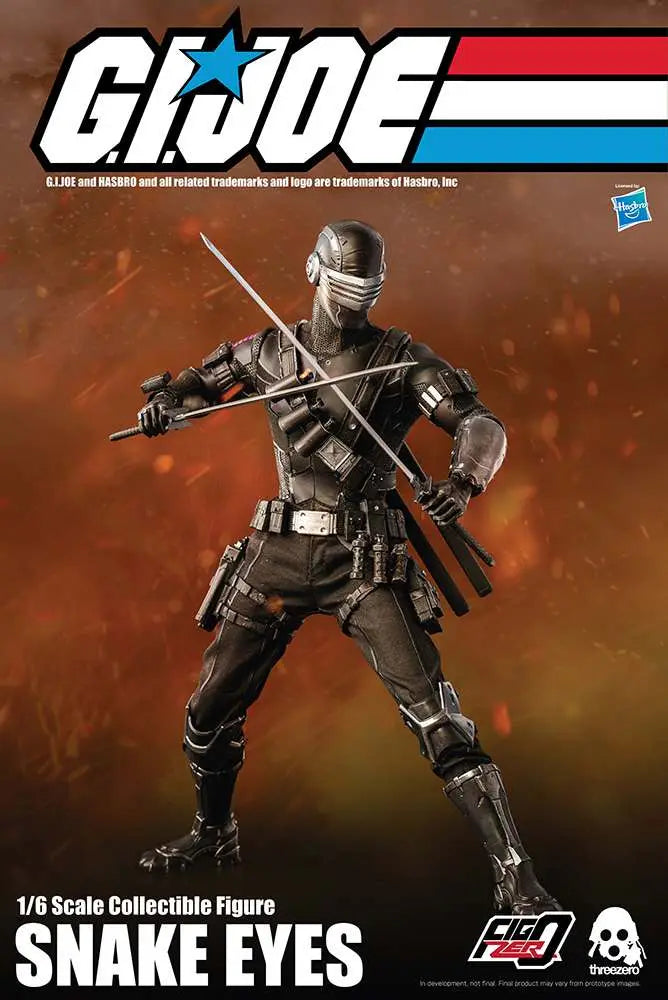 GI JOE SNAKE EYES 1/6 THREEA TOYS/THREEZERO