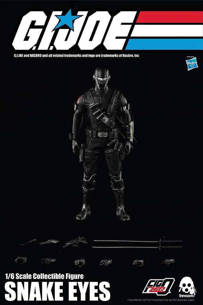 GI JOE SNAKE EYES 1/6 THREEA TOYS/THREEZERO