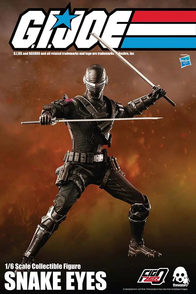 GI JOE SNAKE EYES 1/6 THREEA TOYS/THREEZERO