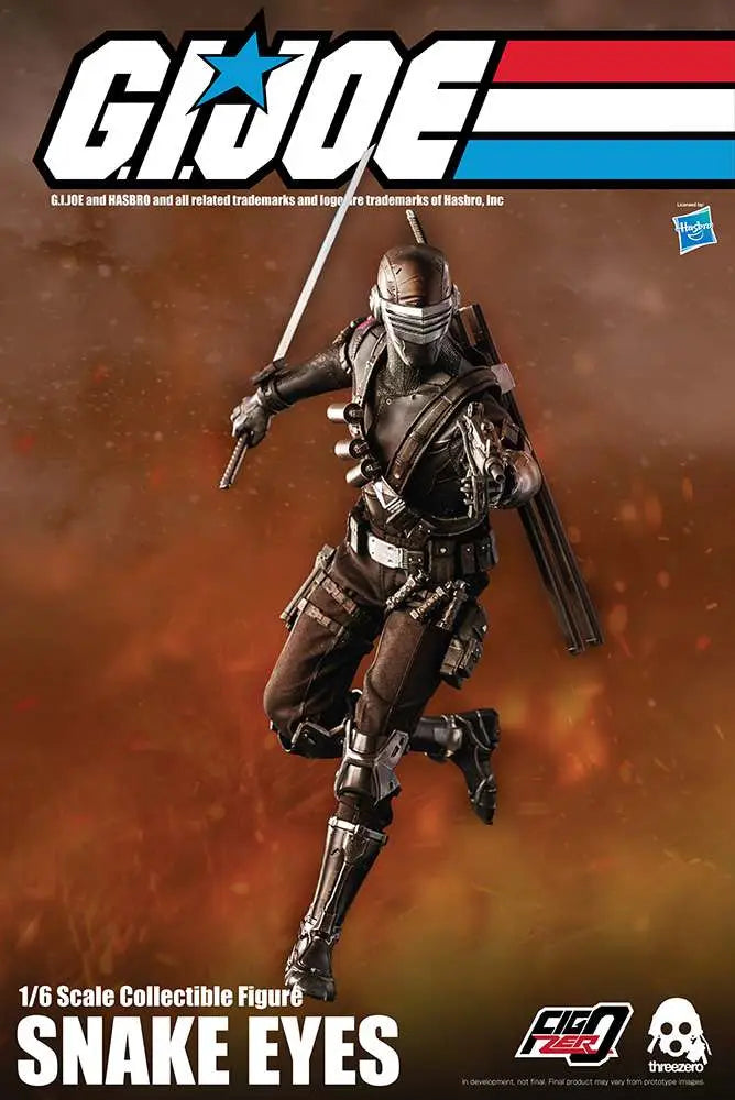 GI JOE SNAKE EYES 1/6 THREEA TOYS/THREEZERO