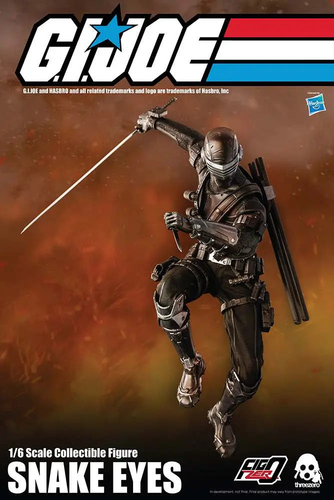 GI JOE SNAKE EYES 1/6 THREEA TOYS/THREEZERO