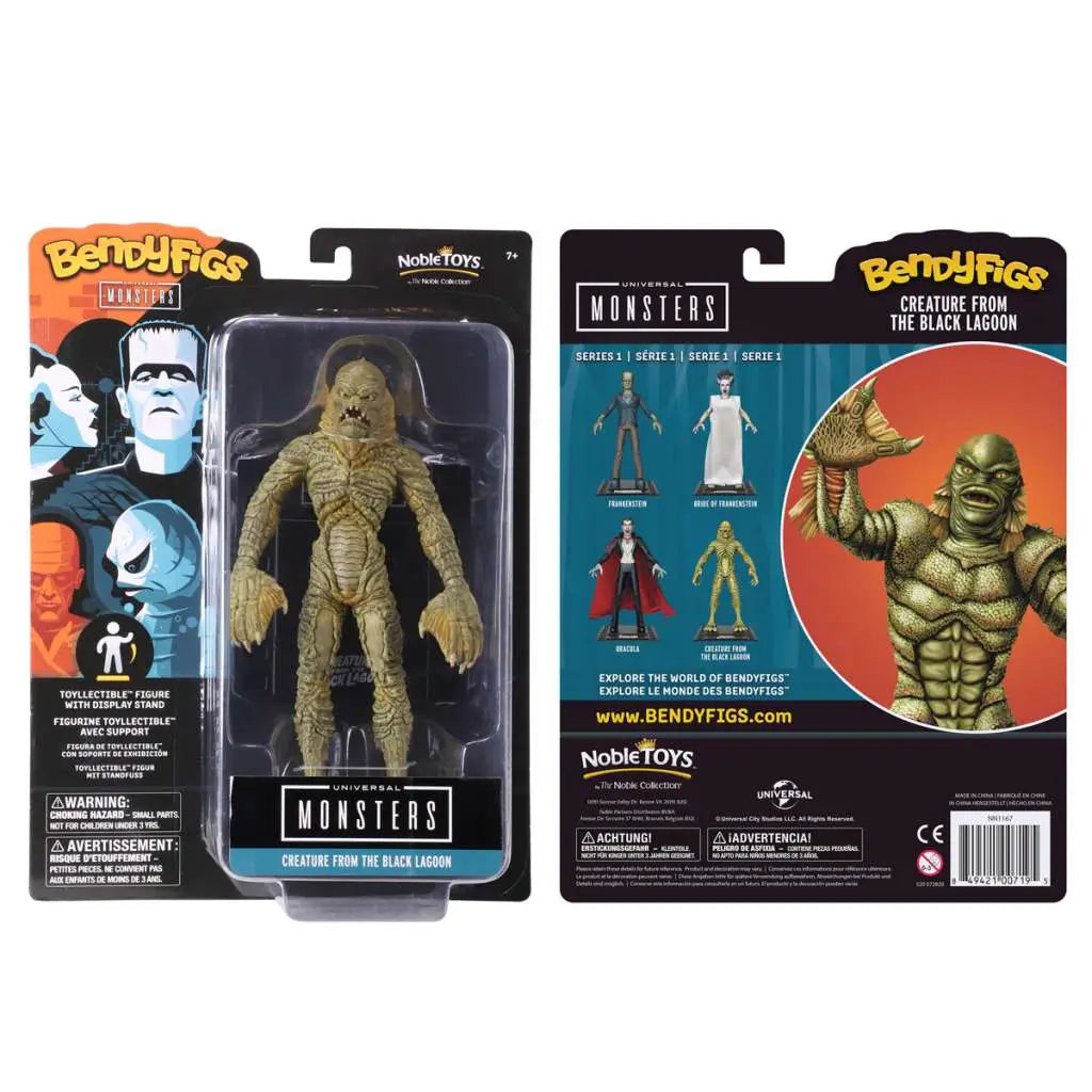 UNIVERSAL MONSTERS CREATURE BENDYFIG NOBLE COLLECTIONS