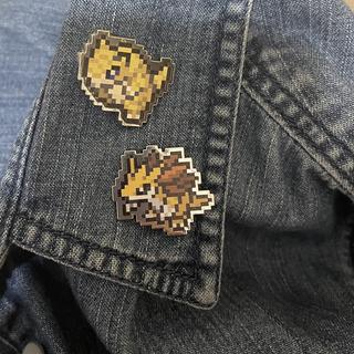 Sandshrew & Sandslash Pokémon Pixel Pins (2-Pack)