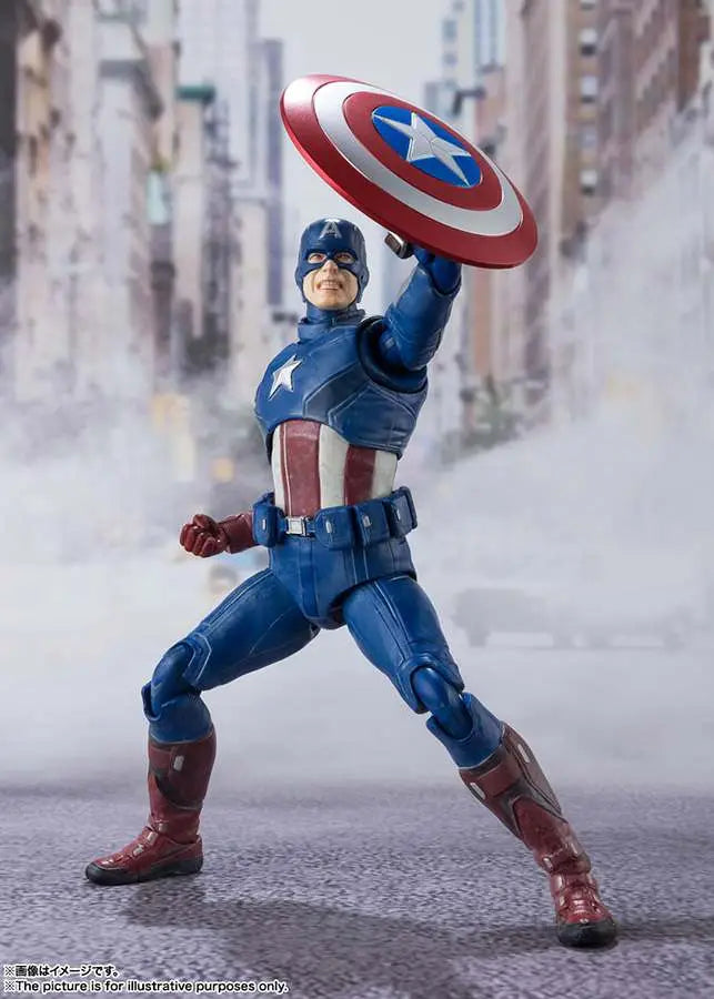AVENGERS ASSEMBLE CAPTAIN AMERICA SHF BANDAI