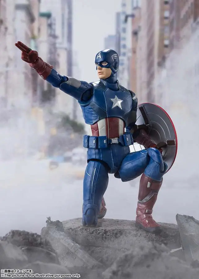 AVENGERS ASSEMBLE CAPTAIN AMERICA SHF BANDAI