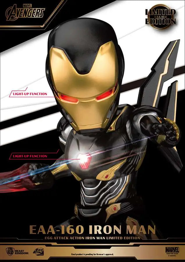 EGG ATTACK ACT AVENGERS IRON MAN LTD ED BEAST KINGDOM