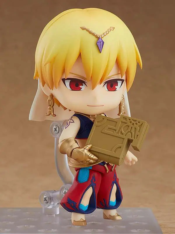 FATE G/O CASTER GILGAMESH ASCE NENDOROID ORANGE ROUGE