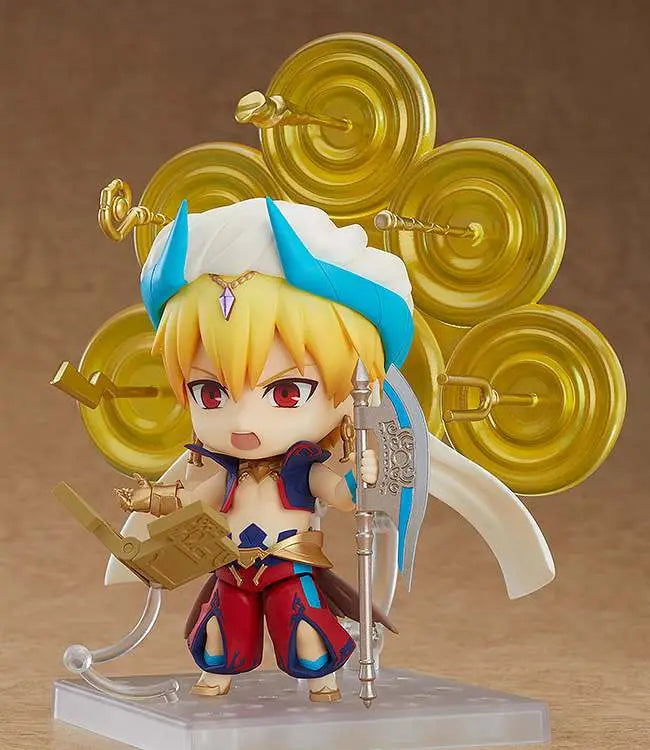 FATE G/O CASTER GILGAMESH ASCE NENDOROID ORANGE ROUGE