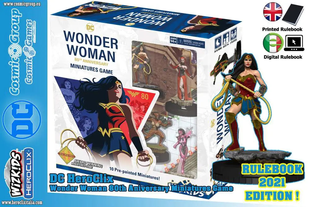 DCHC WONDER WOMAN 80th ANN. STARTER GAME WIZKIDS