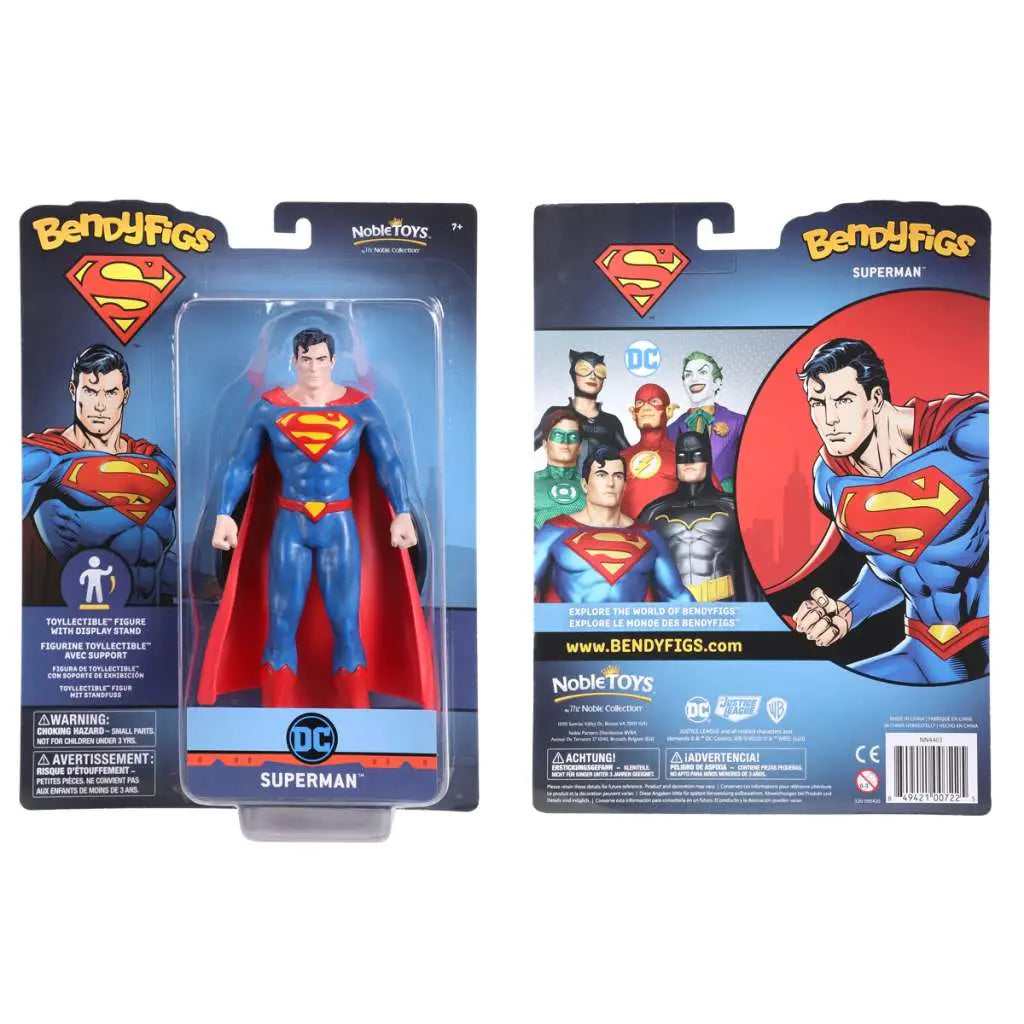 DC COMICS SUPERMAN BENDYFIG NOBLE COLLECTIONS