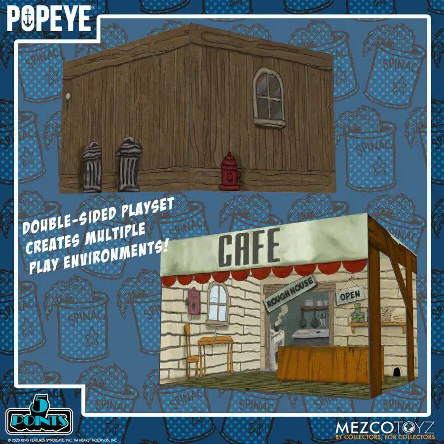 5 POINTS POPEYE BOX SET MEZCO TOYS