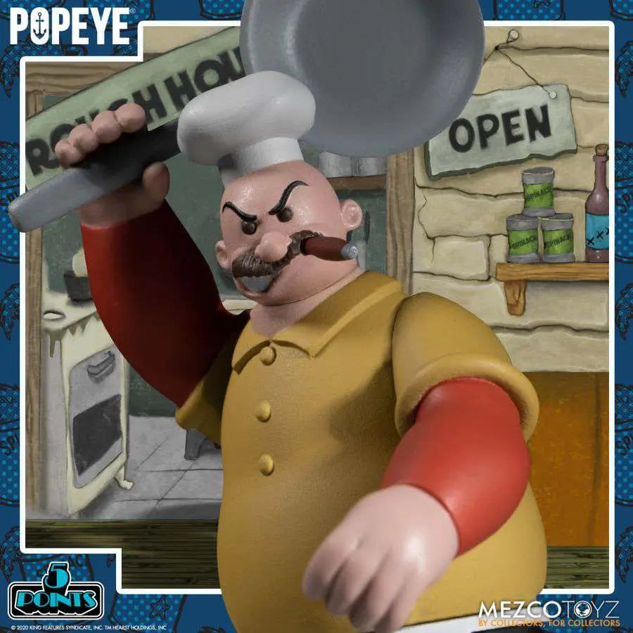 5 POINTS POPEYE BOX SET MEZCO TOYS