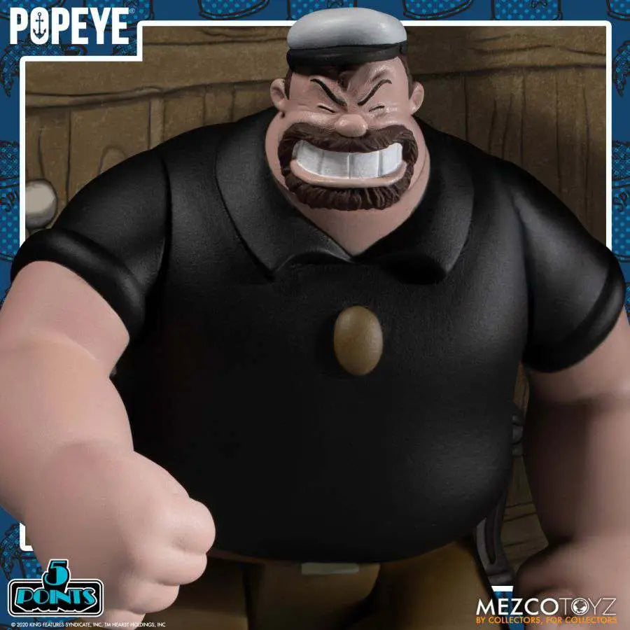 5 POINTS POPEYE BOX SET MEZCO TOYS