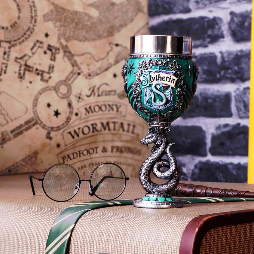 HP SLYTHERIN COLLECTIBLE GOBLET NEMESIS NOW