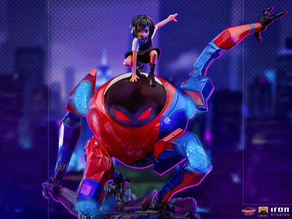SPIDERVERSE PENI PARKER + SP//DR STATUE IRON STUDIOS