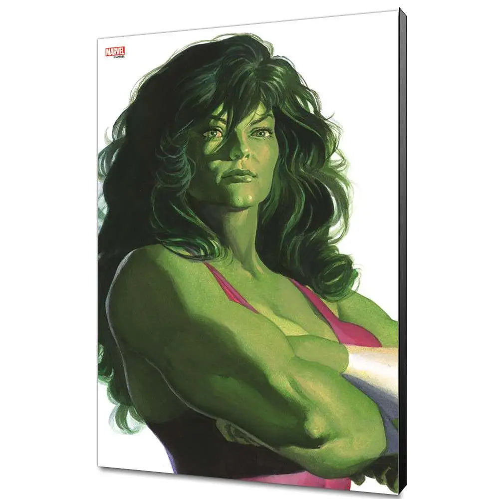 ALEX ROSS SHE HULK WOOD PANEL SEMIC