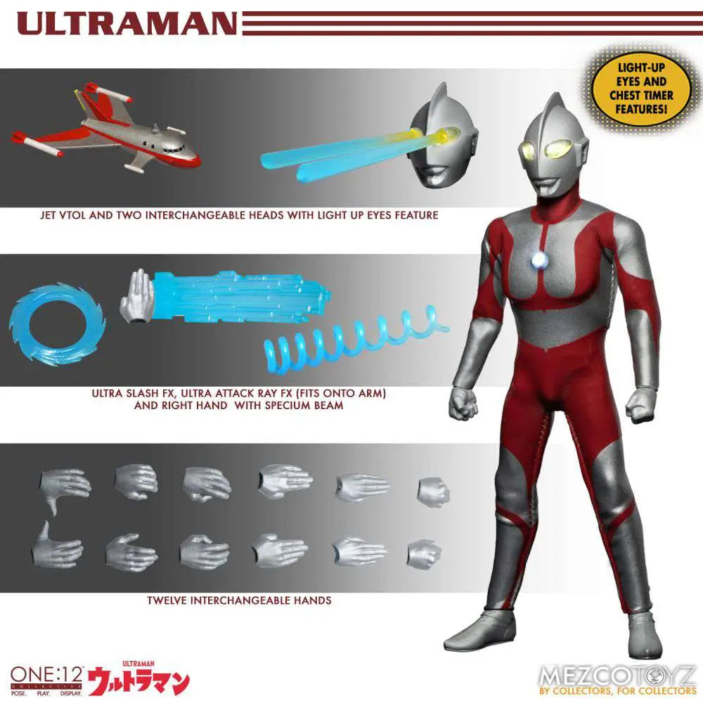 ONE 12 COLLECTIVE ULTRAMAN AF MEZCO TOYS