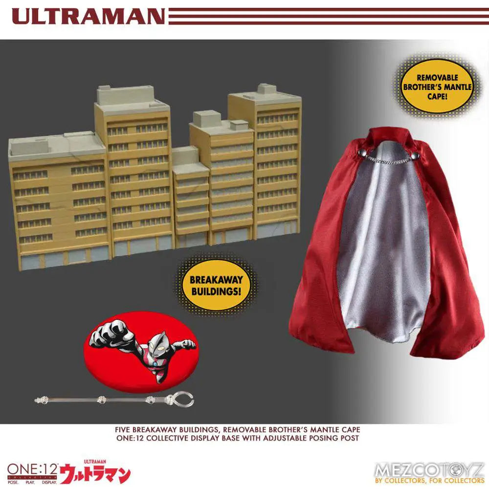 ONE 12 COLLECTIVE ULTRAMAN AF MEZCO TOYS