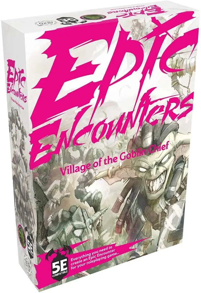 EPIC ENCOUNTERS VILLAGE OF GOBLIN CHIEF STEAMFORGED GAMES