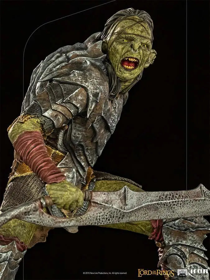 LOTR SWORDSMAN ORC 1/10 ART STATUE IRON STUDIOS