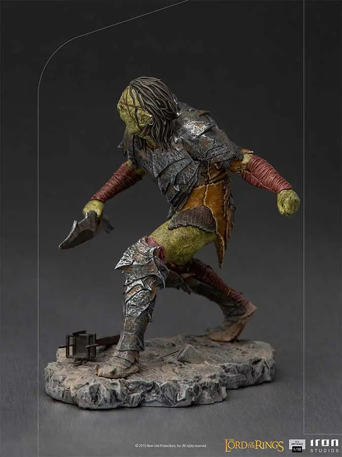 LOTR SWORDSMAN ORC 1/10 ART STATUE IRON STUDIOS