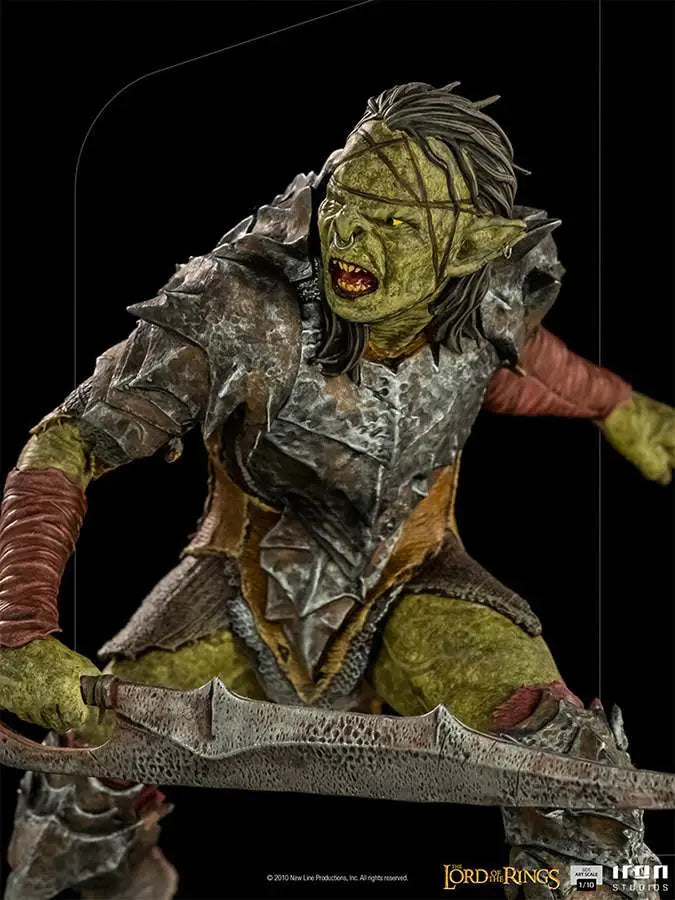 LOTR SWORDSMAN ORC 1/10 ART STATUE IRON STUDIOS