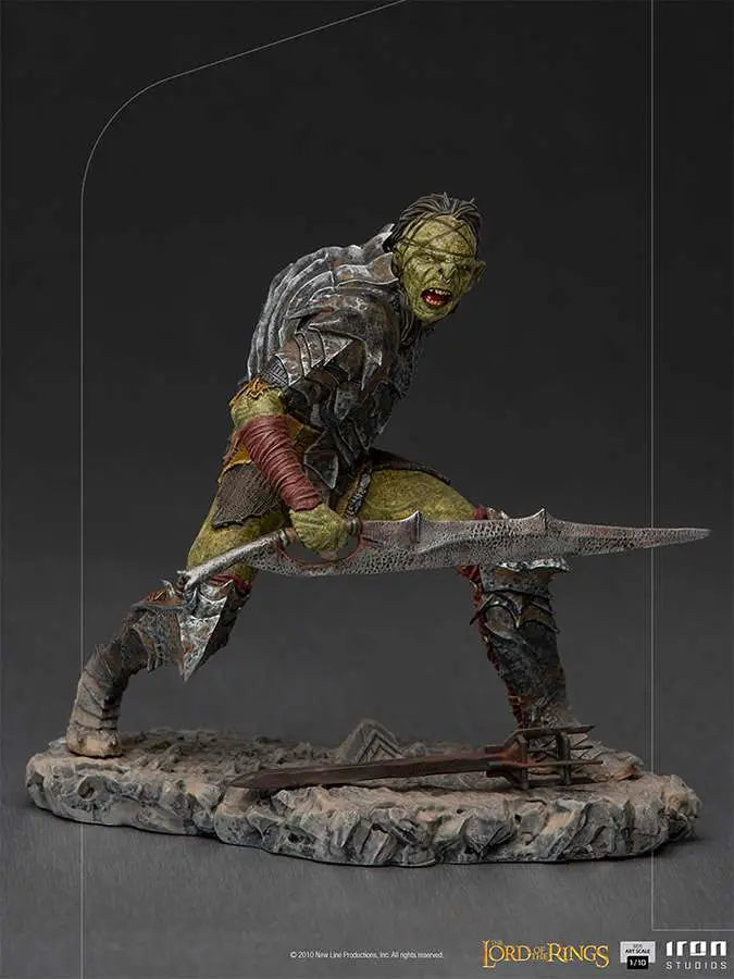 LOTR SWORDSMAN ORC 1/10 ART STATUE IRON STUDIOS