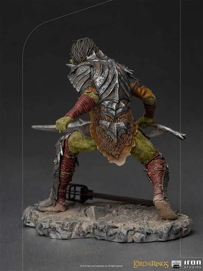 LOTR SWORDSMAN ORC 1/10 ART STATUE IRON STUDIOS