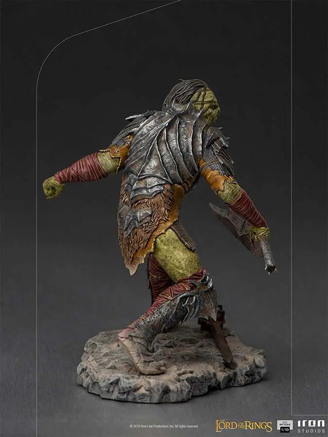 LOTR SWORDSMAN ORC 1/10 ART STATUE IRON STUDIOS