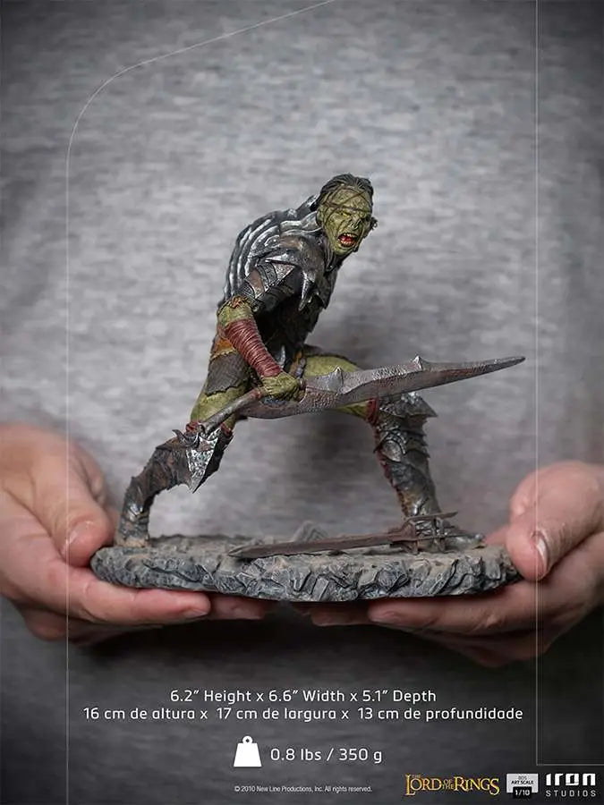 LOTR SWORDSMAN ORC 1/10 ART STATUE IRON STUDIOS