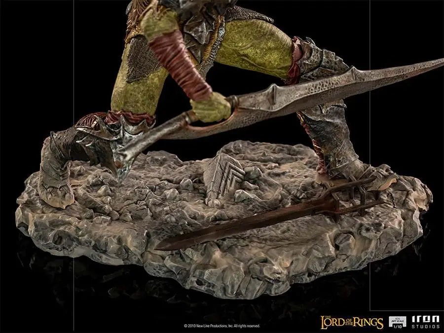 LOTR SWORDSMAN ORC 1/10 ART STATUE IRON STUDIOS